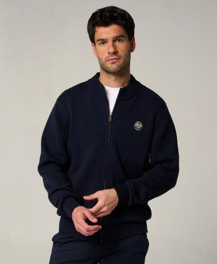 Roland-Garros Heritage Man Sweater - Navy blue