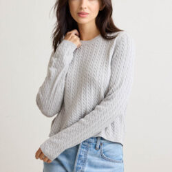 Saylor Cable Crewneck