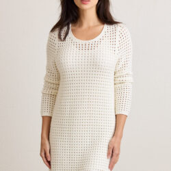 Thalia Crochet Sweater Dress - Image 3